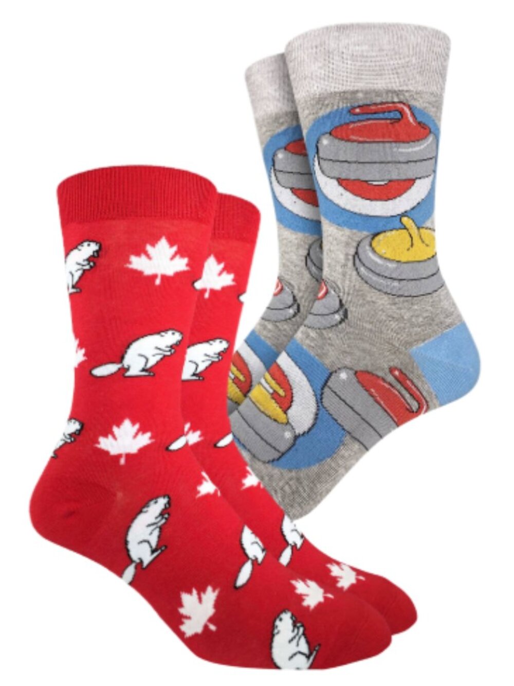 Men's Good Luck Sock Crew Socks | Curling Socks | NWT
